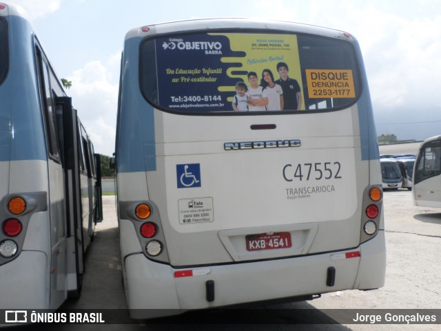 Viação Redentor C47552 na cidade de Rio de Janeiro, Rio de Janeiro, Brasil, por Jorge Gonçalves. Número da foto: #7396385.