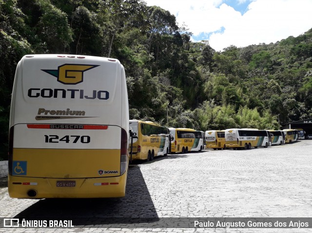 Empresa Gontijo de Transportes 12470 na cidade de Manhuaçu, Minas Gerais, Brasil, por Paulo Augusto Gomes dos Anjos. Número da foto: #7395093.