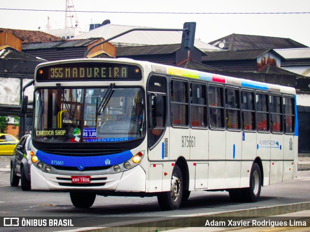 Viação Madureira Candelária B75661 na cidade de Rio de Janeiro, Rio de Janeiro, Brasil, por Adam Xavier Rodrigues Lima. ID da foto: 7396612.