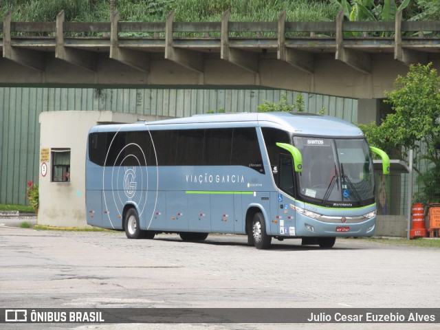 Viação Garcia 8285 na cidade de Santos, São Paulo, Brasil, por Julio Cesar Euzebio Alves. Número da foto: #7395849.