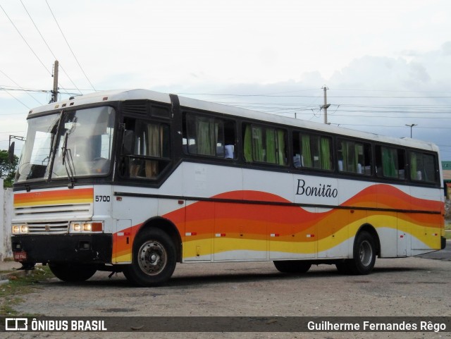 Bonitão Viagem e Turismo 5700 na cidade de Teresina, Piauí, Brasil, por Guilherme Fernandes Rêgo. ID da foto: 7397874.