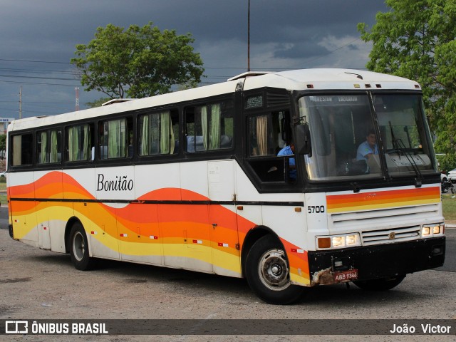 Bonitão Viagem e Turismo 5700 na cidade de Teresina, Piauí, Brasil, por João Victor. ID da foto: 7400652.