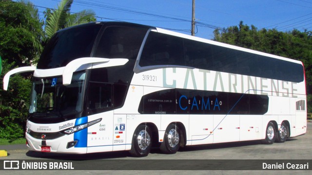 Auto Viação Catarinense 319321 na cidade de Brusque, Santa Catarina, Brasil, por Daniel Cezari. Número da foto: #7400760.