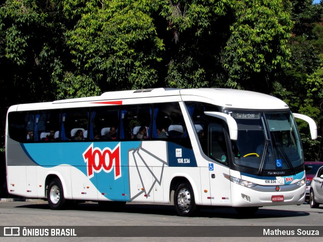 Auto Viação 1001 RJ 108.236 na cidade de São Paulo, São Paulo, Brasil, por Matheus Souza. ID da foto: 7401264.