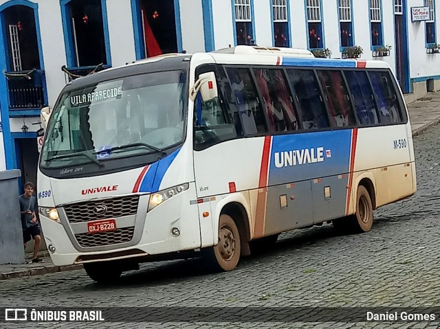 Univale Transportes M-590 na cidade de Ouro Preto, Minas Gerais, Brasil, por Daniel Gomes. ID da foto: 7400182.