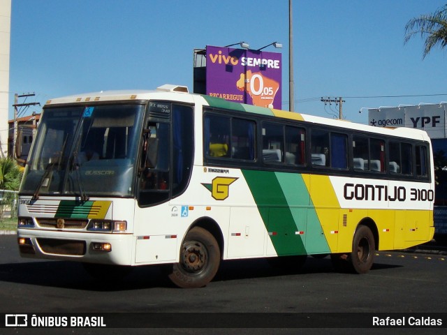 Empresa Gontijo de Transportes 3100 na cidade de Uberaba, Minas Gerais, Brasil, por Rafael Caldas. ID da foto: 7398742.