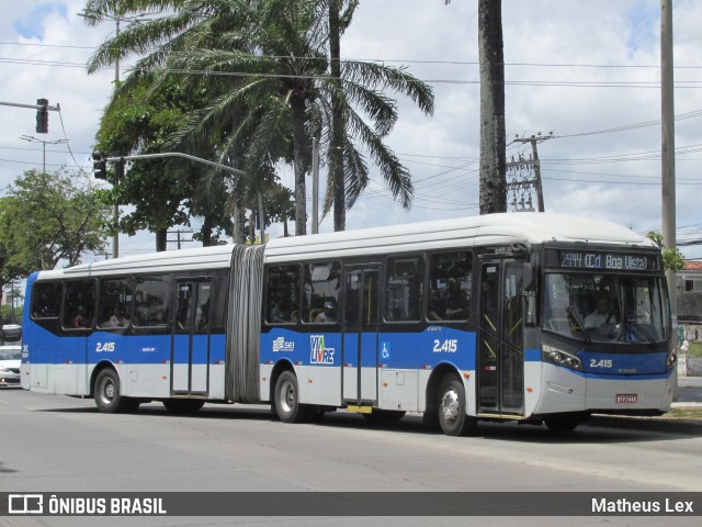 Mobibrasil São Lourenço >>> Mobi-PE 2.415 na cidade de Recife, Pernambuco, Brasil, por Matheus Lex. Número da foto: #7401160.