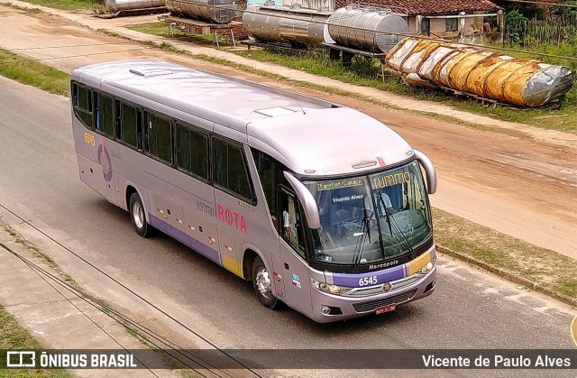 Rota Transportes Rodoviários 6545 na cidade de Itapetinga, Bahia, Brasil, por Vicente de Paulo Alves. Número da foto: #7400431.