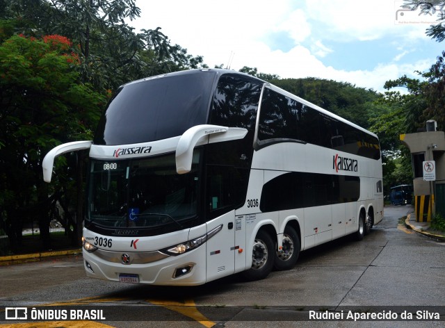 Kaissara - Viação Caiçara 3036 na cidade de São Paulo, São Paulo, Brasil, por Rudnei Aparecido da Silva. Número da foto: #7399054.