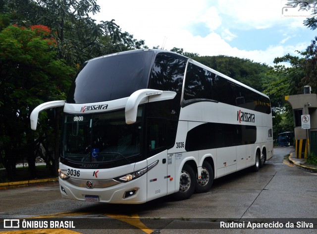 Kaissara - Viação Caiçara 3036 na cidade de São Paulo, São Paulo, Brasil, por Rudnei Aparecido da Silva. ID da foto: 7399054.