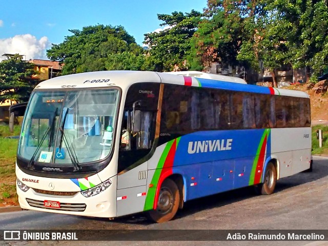 Univale Transportes F-0020 na cidade de Belo Horizonte, Minas Gerais, Brasil, por Adão Raimundo Marcelino. ID da foto: 7400899.