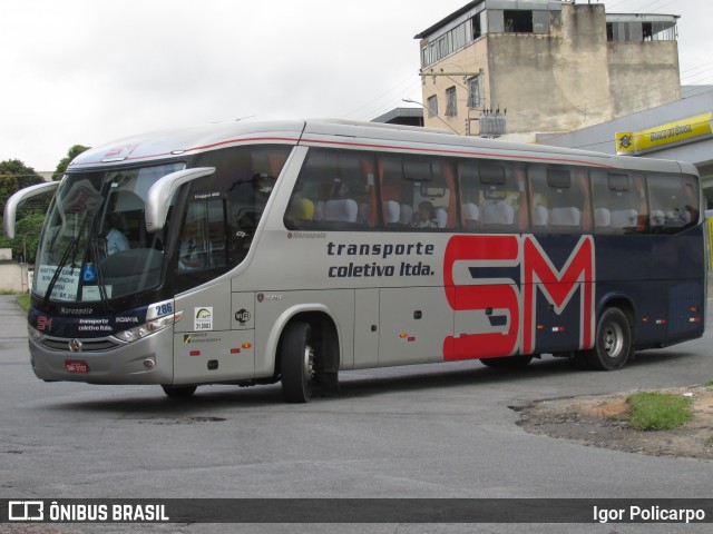 Transporte Coletivo Santa Maria 286 na cidade de Divinópolis, Minas Gerais, Brasil, por Igor Policarpo. Número da foto: #7400213.
