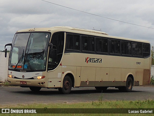 Kaissara - Viação Caiçara 15907 na cidade de Teresina, Piauí, Brasil, por Lucas Gabriel. ID da foto: 7399387.