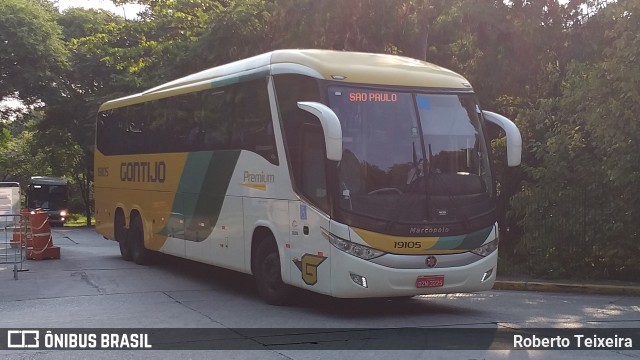 Empresa Gontijo de Transportes 19105 na cidade de São Paulo, São Paulo, Brasil, por Roberto Teixeira. ID da foto: 7404641.