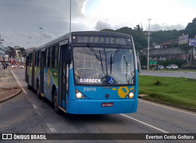 Viação Grande Vitória 23074 na cidade de Cariacica, Espírito Santo, Brasil, por Everton Costa Goltara. ID da foto: 7403307.