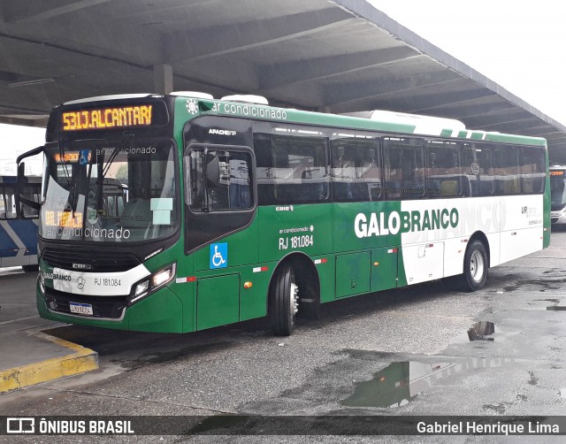 Viação Galo Branco RJ 181.084 na cidade de Niterói, Rio de Janeiro, Brasil, por Gabriel Henrique Lima. Número da foto: #7402034.