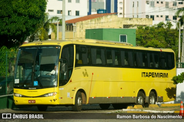 Viação Itapemirim 5017 na cidade de Fortaleza, Ceará, Brasil, por Ramon Barbosa do Nascimento. ID da foto: 7402194.