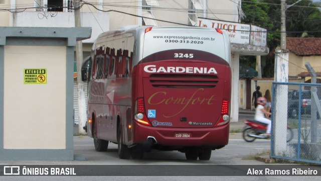 Expresso Gardenia 3245 na cidade de Pindamonhangaba, São Paulo, Brasil, por Alex Ramos Ribeiro. ID da foto: 7403301.