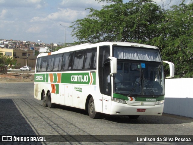 Empresa Gontijo de Transportes 20055 na cidade de Caruaru, Pernambuco, Brasil, por Lenilson da Silva Pessoa. ID da foto: 7404332.