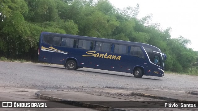 Empresas de Transportes Santana e São Paulo 2160 na cidade de Cruz das Almas, Bahia, Brasil, por Flávio  Santos. ID da foto: 7403509.