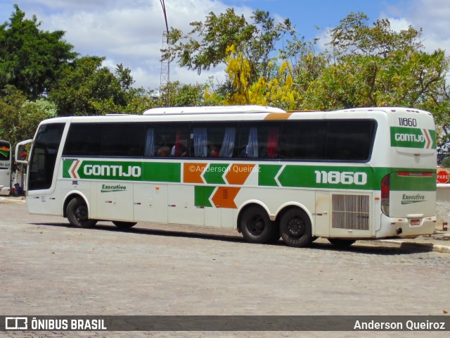 Empresa Gontijo de Transportes 11860 na cidade de Vitória da Conquista, Bahia, Brasil, por Anderson Queiroz. ID da foto: 7403859.