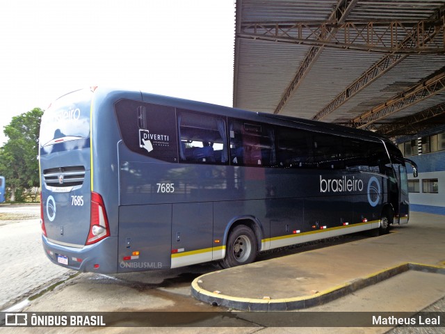 Expresso Brasileiro 7685 na cidade de Teixeira de Freitas, Bahia, Brasil, por Matheus Leal. ID da foto: 7403207.