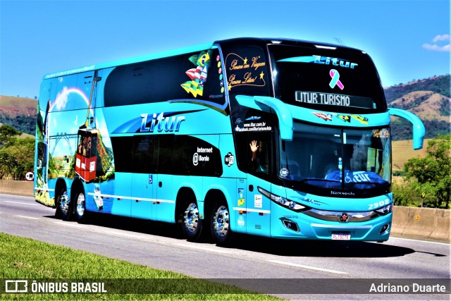 Litur Turismo 2908 na cidade de Roseira, São Paulo, Brasil, por Adriano Duarte. Número da foto: #7404313.