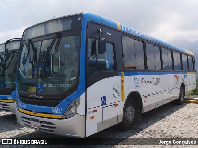 Transportes Futuro C30071 na cidade de Rio de Janeiro, Rio de Janeiro, Brasil, por Jorge Gonçalves. Número da foto: #7401673.