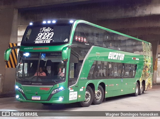 Eucatur - Empresa União Cascavel de Transportes e Turismo 5500 na cidade de Curitiba, Paraná, Brasil, por Wagner Domingos Ivanesken. ID da foto: 7408401.