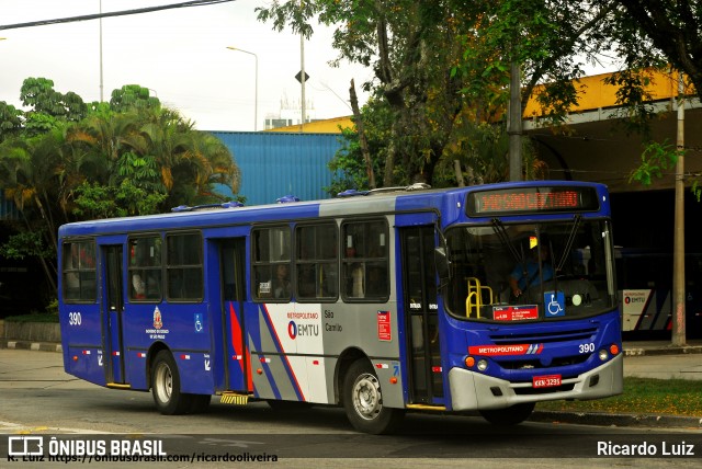 Viação São Camilo 390 na cidade de Santo André, São Paulo, Brasil, por Ricardo Luiz. ID da foto: 7404960.