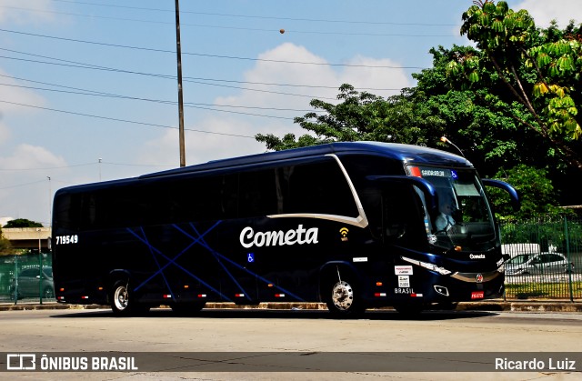 Viação Cometa 719549 na cidade de São Paulo, São Paulo, Brasil, por Ricardo Luiz. ID da foto: 7404997.