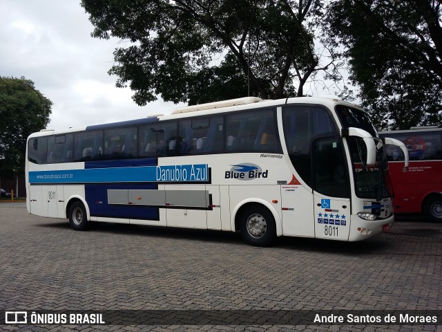 VIDA - Viação Danúbio Azul 8011 na cidade de São Paulo, São Paulo, Brasil, por Andre Santos de Moraes. ID da foto: 7406874.