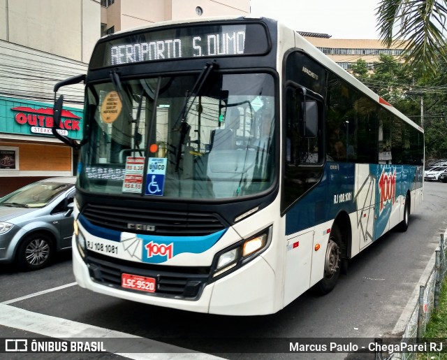 Auto Viação 1001 RJ 108.1081 na cidade de Niterói, Rio de Janeiro, Brasil, por Marcus Paulo - ChegaParei RJ. Número da foto: #7407101.