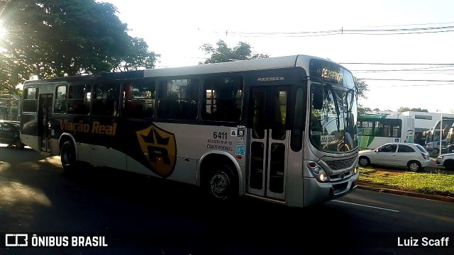 Viação Real 6411 na cidade de Maringá, Paraná, Brasil, por Luiz Scaff. Número da foto: #7406793.