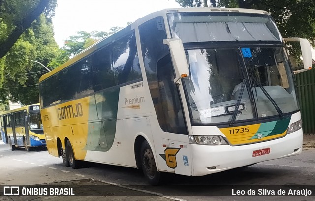 Empresa Gontijo de Transportes 11735 na cidade de Governador Valadares, Minas Gerais, Brasil, por Leo da Silva de Araújo. ID da foto: 7408072.