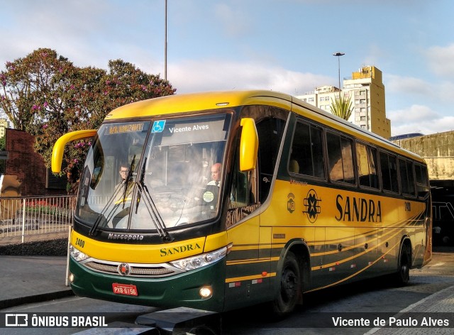 Viação Sandra 2400 na cidade de Belo Horizonte, Minas Gerais, Brasil, por Vicente de Paulo Alves. Número da foto: #7405847.