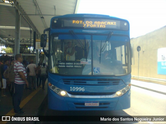 Concessionária Salvador Norte - CSN Transportes 10996 na cidade de Salvador, Bahia, Brasil, por Mario dos Santos Nogueira Junior. Número da foto: #7407407.