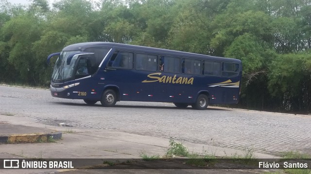 Empresas de Transportes Santana e São Paulo 2160 na cidade de Cruz das Almas, Bahia, Brasil, por Flávio  Santos. ID da foto: 7405851.