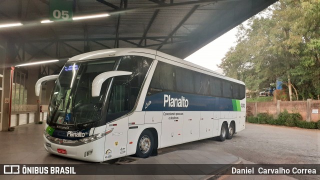 Planalto Transportes 3202 na cidade de Santa Maria, Rio Grande do Sul, Brasil, por Daniel  Carvalho Correa. ID da foto: 7407378.