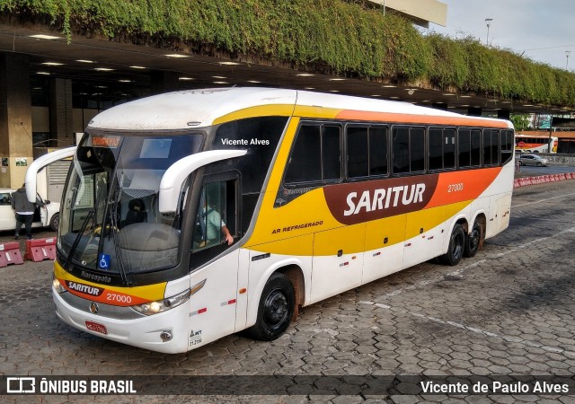 Saritur - Santa Rita Transporte Urbano e Rodoviário 27000 na cidade de Belo Horizonte, Minas Gerais, Brasil, por Vicente de Paulo Alves. ID da foto: 7405918.