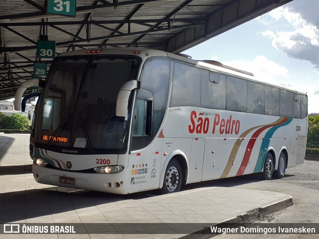 Expresso São Pedro 3200 na cidade de Santa Maria, Rio Grande do Sul, Brasil, por Wagner Domingos Ivanesken. ID da foto: 7408410.