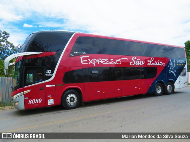 Expresso São Luiz 8080 na cidade de Brasília, Distrito Federal, Brasil, por Marlon Mendes da Silva Souza. Número da foto: #7405482.