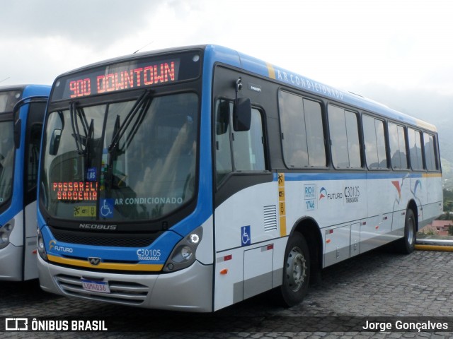 Transportes Futuro C30105 na cidade de Rio de Janeiro, Rio de Janeiro, Brasil, por Jorge Gonçalves. ID da foto: 7408235.