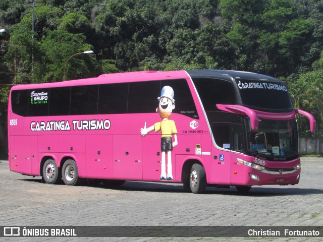 Caratinga Turismo 6565 na cidade de Leopoldina, Minas Gerais, Brasil, por Christian  Fortunato. ID da foto: 7407092.