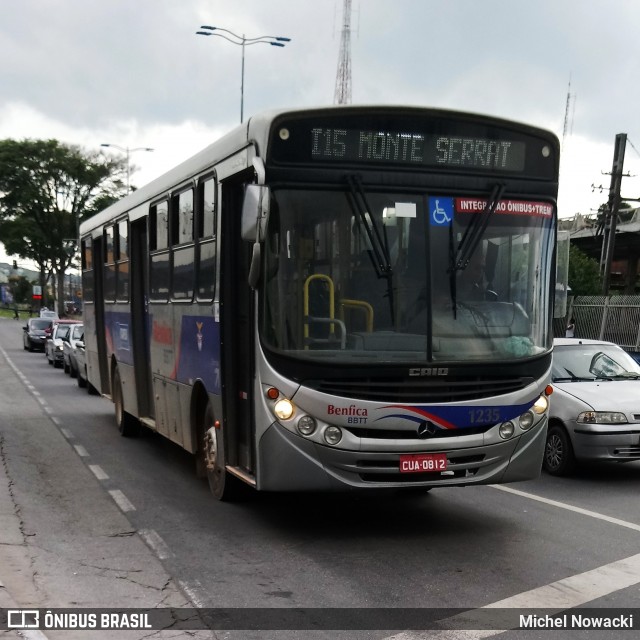 BBTT - Benfica Barueri Transporte e Turismo 1235 na cidade de Itapevi, São Paulo, Brasil, por Michel Nowacki. Número da foto: #7408529.