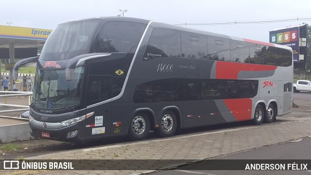Style Bus 14000 na cidade de Foz do Iguaçu, Paraná, Brasil, por ANDERSON FÉLIX. Número da foto: #7407529.
