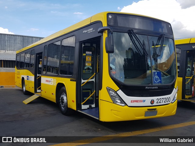 Viação Pioneira 227200 na cidade de Gama, Distrito Federal, Brasil, por William Gabriel. Número da foto: #7405209.