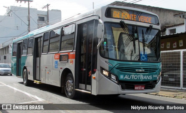 Autotrans > Turilessa 1410 na cidade de Lavras, Minas Gerais, Brasil, por Nélyton Ricardo  Barbosa. ID da foto: 7407612.