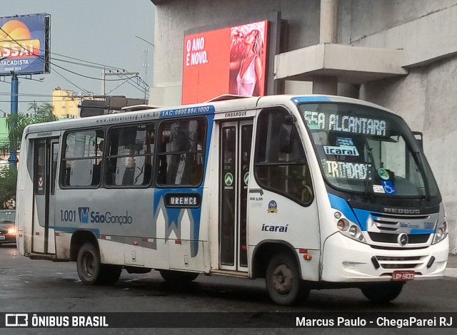 Icaraí Auto Transportes 1.001 na cidade de São Gonçalo, Rio de Janeiro, Brasil, por Marcus Paulo - ChegaParei RJ. Número da foto: #7406877.