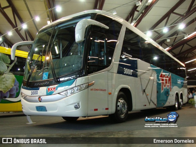 Auto Viação 1001 3000 na cidade de Caxias do Sul, Rio Grande do Sul, Brasil, por Emerson Dorneles. ID da foto: 7405557.